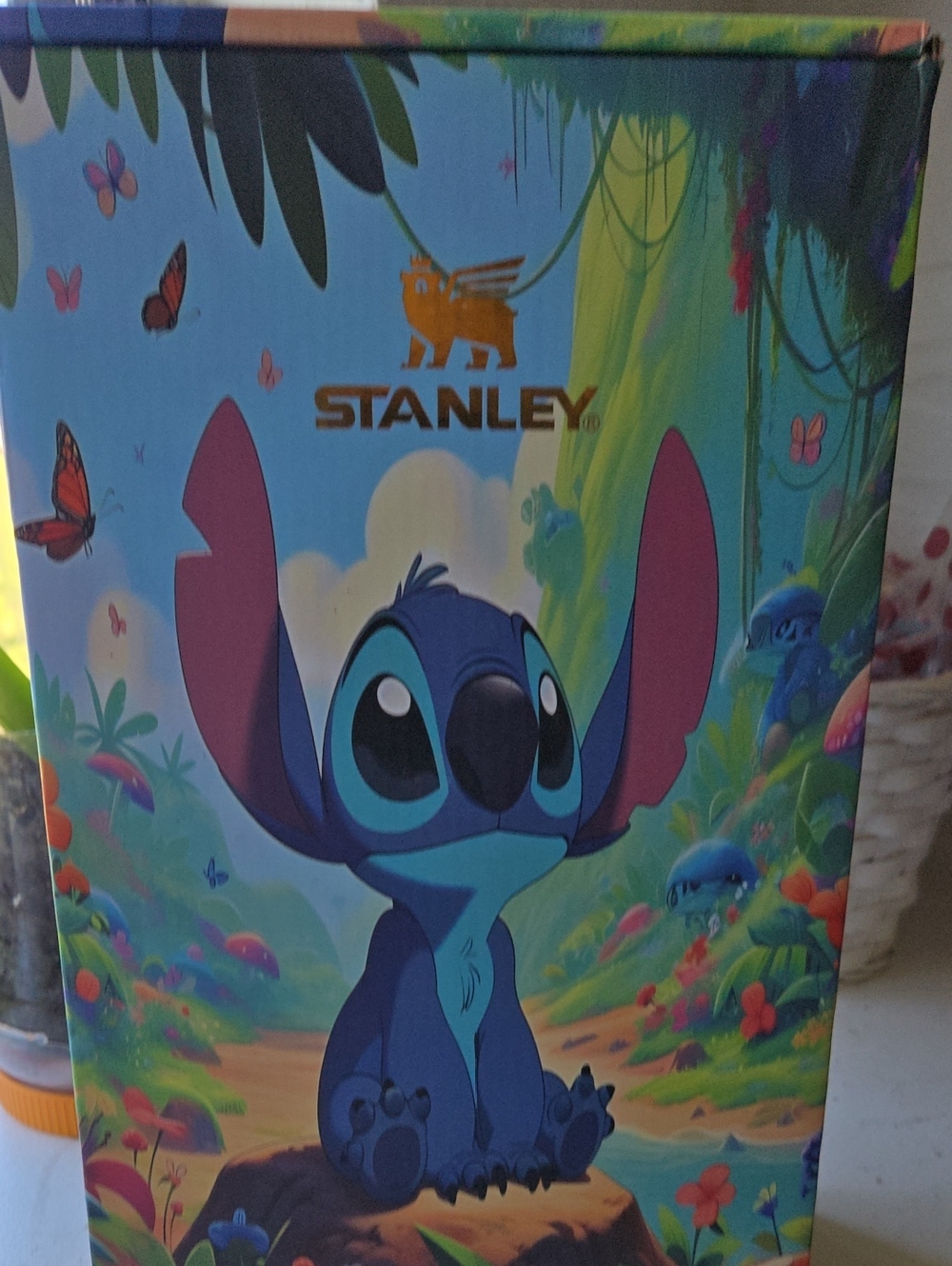 Stanley Blue and Purple Stitch Travel Mug